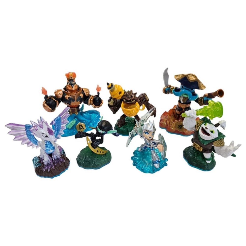 Activision Skylanders Swap Force Action Figure Toys Bundle Of 7 Toys To Life
